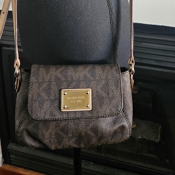 Michael Kors Dark Brown Crossbody Bag - Picture 2 of 7
